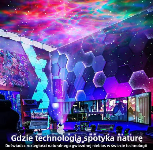 Astronauta Projektor Gwiazd LED Lampki Nocne Projektory Galaktyki z Pilotem Lampa Dekoracja Sypialni Dla Dzieci Prezent Lampa Gwiaździste Niebo