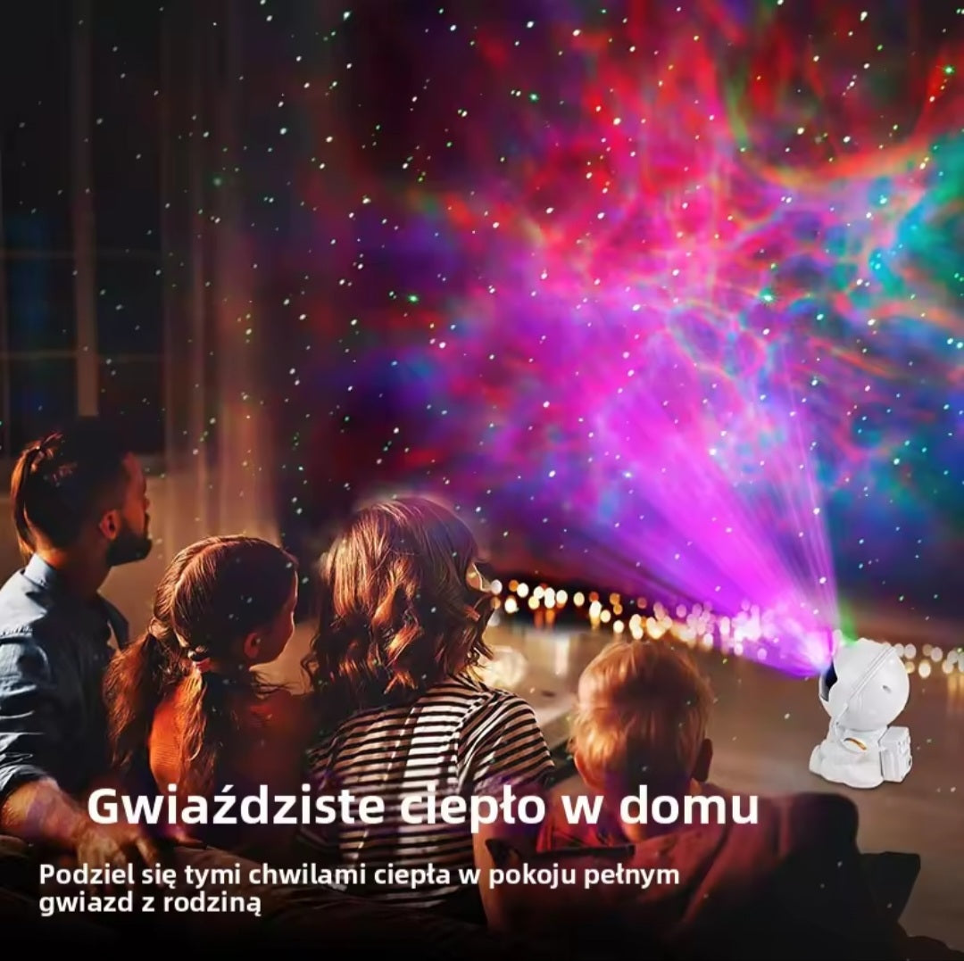 Astronauta Projektor Gwiazd LED Lampki Nocne Projektory Galaktyki z Pilotem Lampa Dekoracja Sypialni Dla Dzieci Prezent Lampa Gwiaździste Niebo