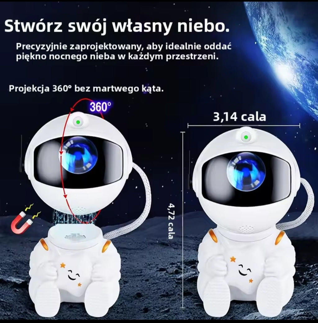 Astronauta Projektor Gwiazd LED Lampki Nocne Projektory Galaktyki z Pilotem Lampa Dekoracja Sypialni Dla Dzieci Prezent Lampa Gwiaździste Niebo